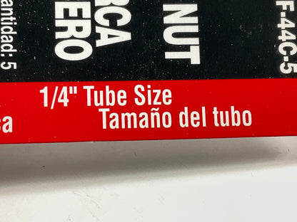 (5) AGS BLF-44C Steel Tube Nut, 1/4'' (1/2''-20) Inverted