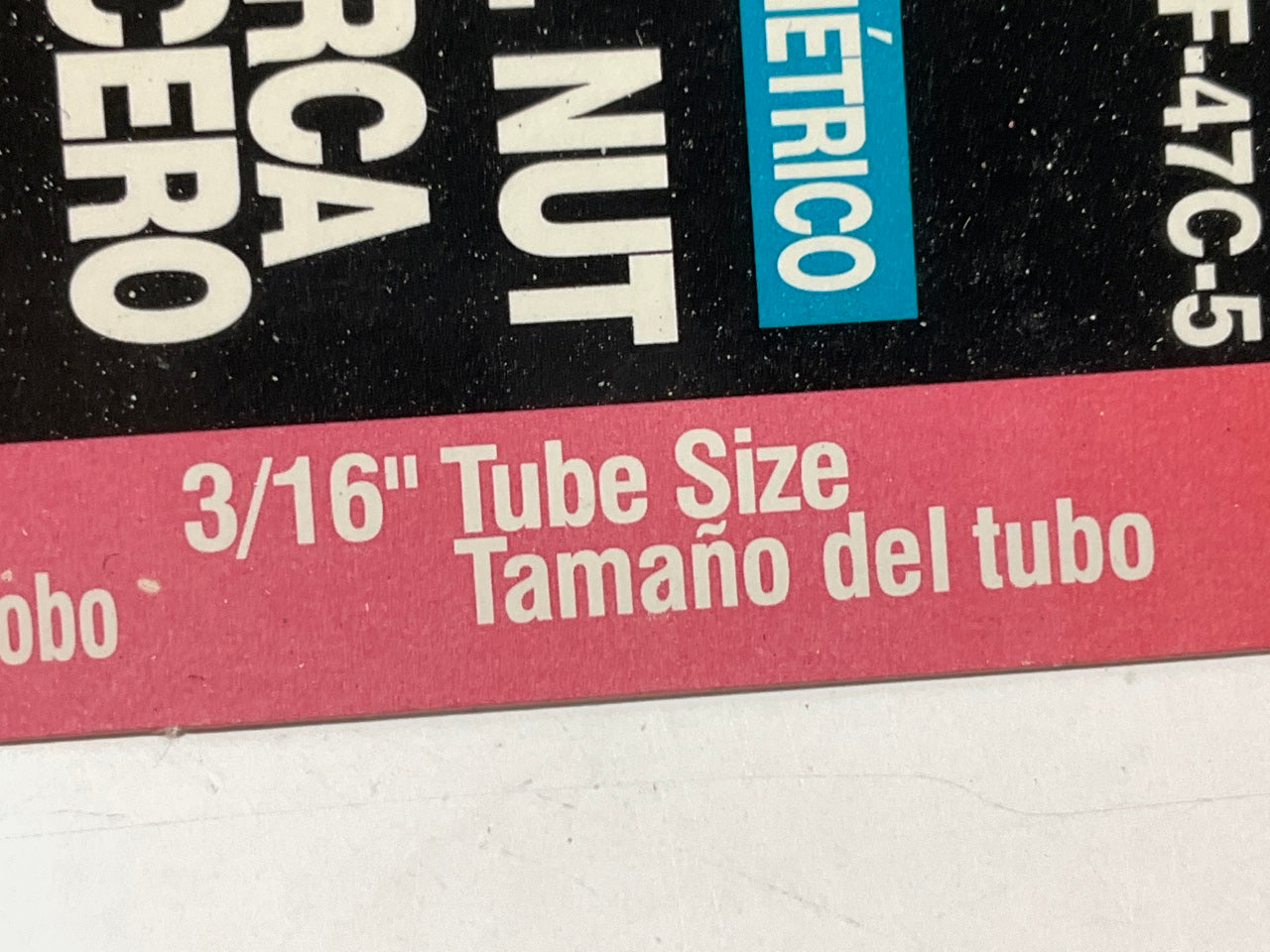 (5) AGS BLF-47C Brake Line Tube Nut, 3/16'' (M11 X 1.5) Bubble