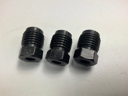 (3) AGS BLF-53C Steel Tube Nut, 6mm (M14 X 1.5) Bubble
