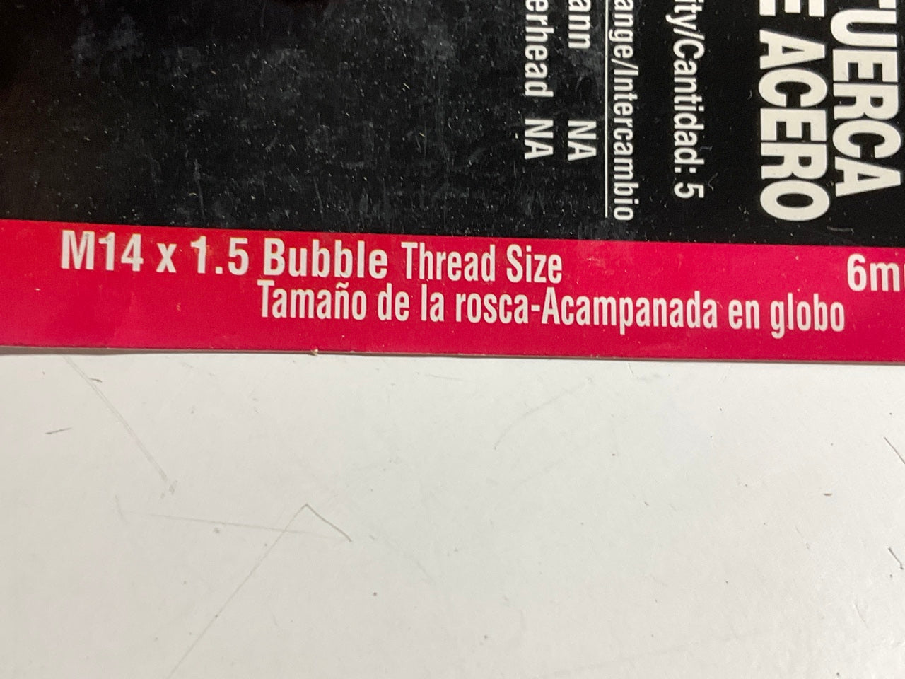 (5) AGS BLF-53C Steel Tube Nut, 6mm (M14 X 1.5) Bubble