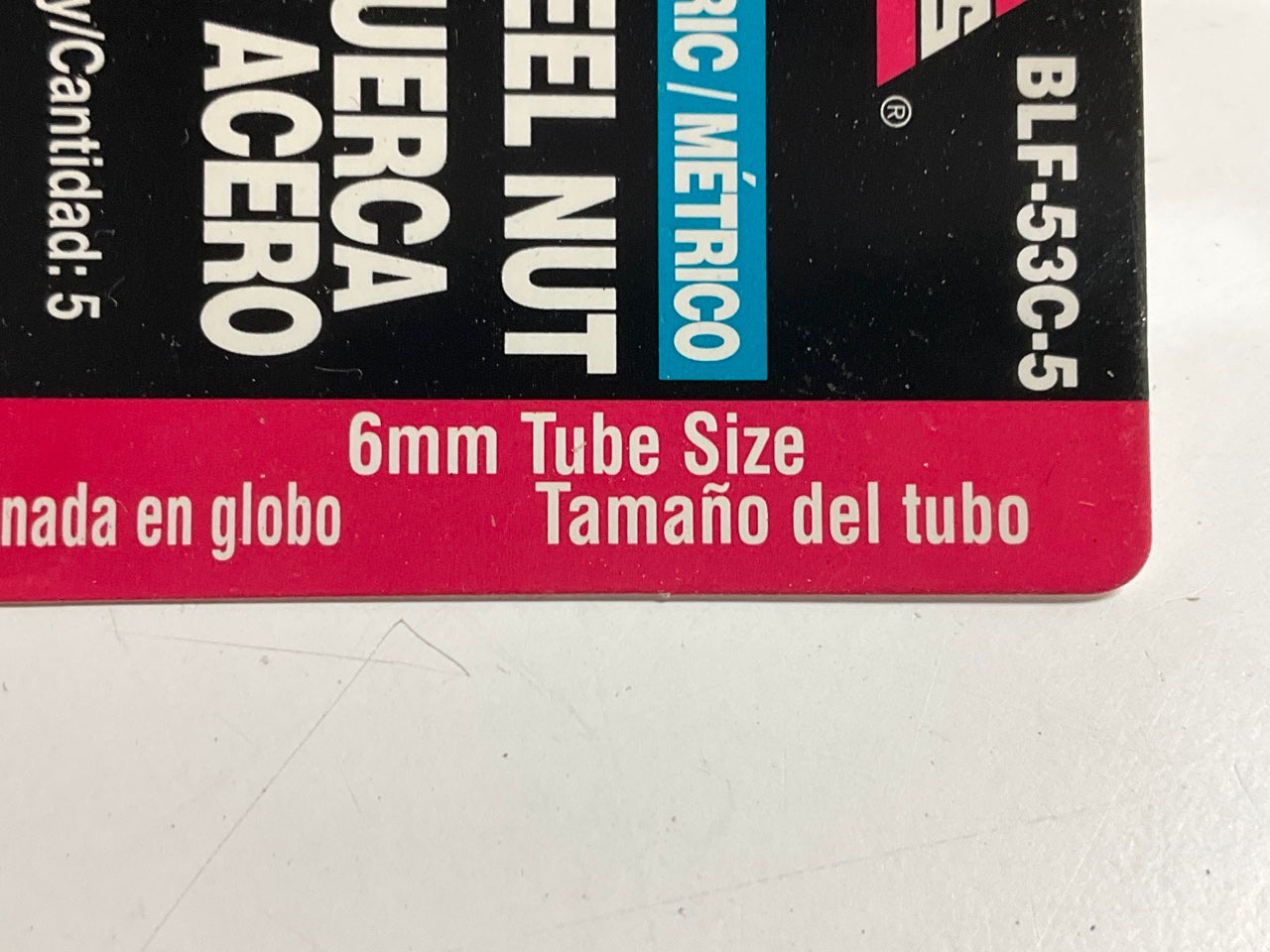 (5) AGS BLF-53C Steel Tube Nut, 6mm (M14 X 1.5) Bubble