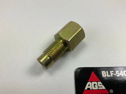 AGS BLF-54C Steel Adapter, 3/8''-24 Bubble To M9 X 1.0 Inverted