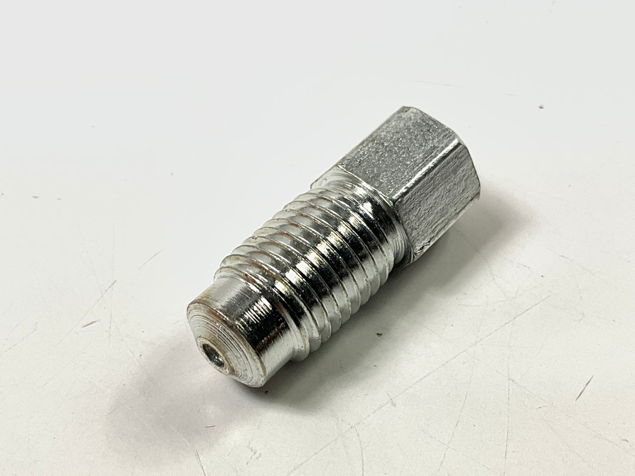 AGS BLF-55C Steel Adapter, 3/8''-24 Bubble To 7/16''-20 Bubble