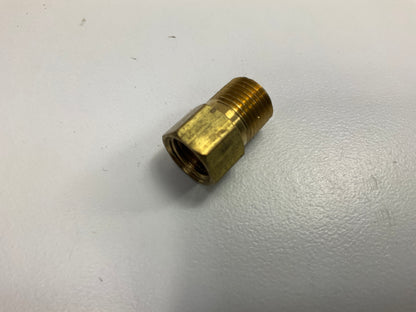(5) AGS BLF-57C Brass Male Connector, 3/8''-24 Inverted To 1/8'' NPT
