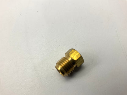 AGS BLF-60C Brake Line Brass Plug - 3/8''-24 Inverted