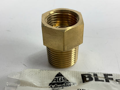 AGS BLF-88B Brake Line Connector, Female 5/8''-18 Inverted X Male 3/8''-18 NPT