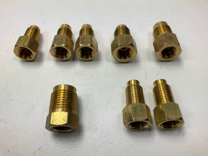 (8) AGS BLFA 3/16'' Tube Nut, Union, Adapter Fitting Assortment, 24 SKU