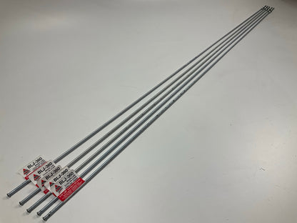 (5) AGS BLJ360 3/16'' X 60'' Brake / Fuel Lines,  Metric M10x1mm Thread Fittings