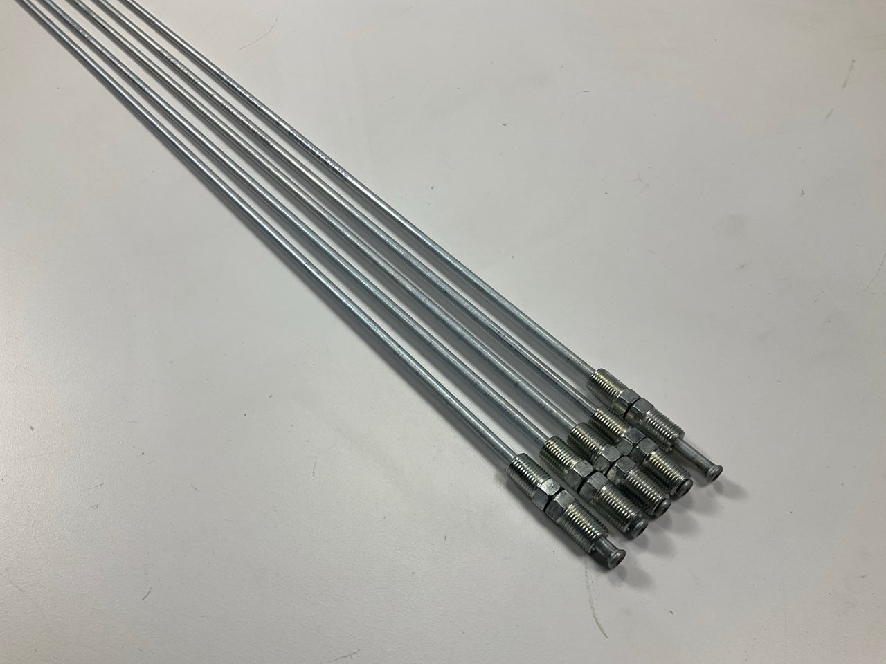 (5) AGS BLJ360 3/16'' X 60'' Brake / Fuel Lines,  Metric M10x1mm Thread Fittings