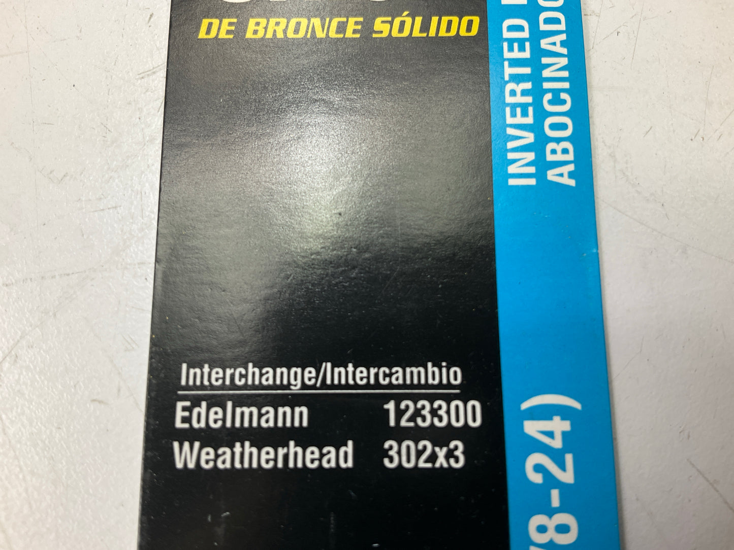 (10) AGS BLU-3C Brake Line Union, 3/16'' (3/8''-24 Inverted)