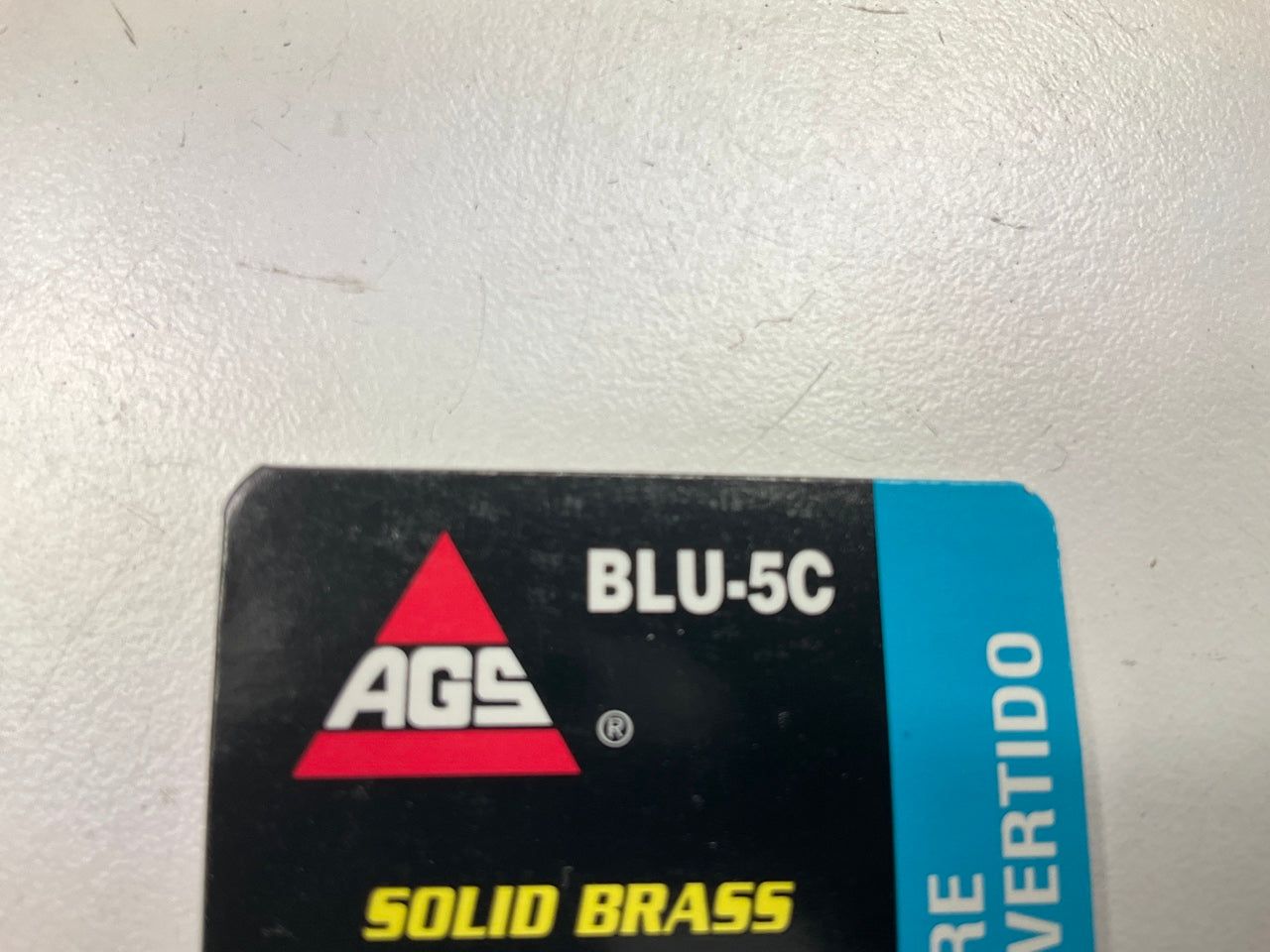 AGS BLU-5C Brass Brake Line Union, 5/16'' (1/2''-20 Inverted)