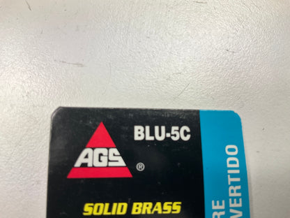AGS BLU-5C Brass Brake Line Union, 5/16'' (1/2''-20 Inverted)