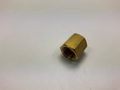 AGS BLU-6C Brass Brake Line Union, 3/8'' (5/8''-18 Inverted)