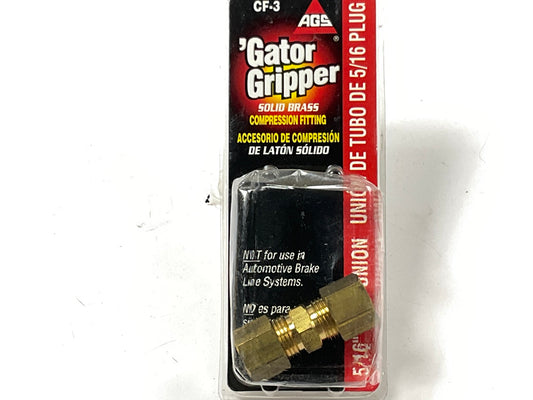 AGS CF-3 Brass Compression Union, 5/16''
