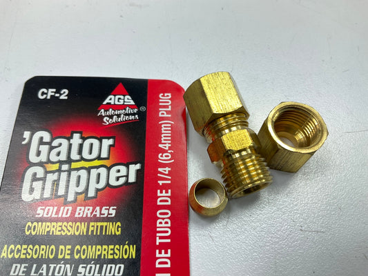 AGS CF2 Brass Compression Union, 1/4''