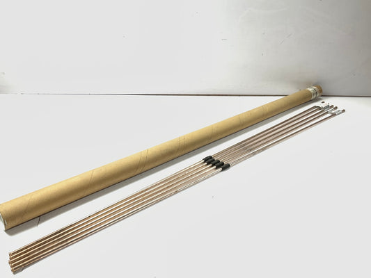 (5) AGS CN551 Brake Lines, 5/16'' X 51'', 1/2-20'' Threads, NiCopp Nickel / Copper