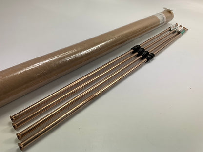 (4) AGS CN-630 NiCopp Copper Nickel Alloy Brake Line: 30'' Long, 3/8'' Diameter