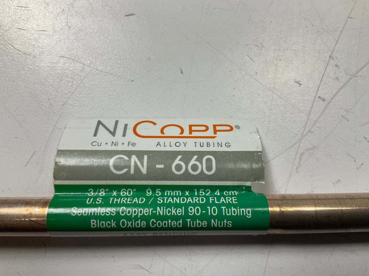 (4) AGS CN660 Nickel/Copper Brake/Fuel/Transmission Lines, 3/8'' X 60'', 5/8-18