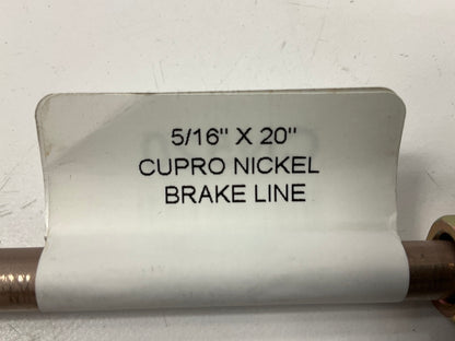 (5) AGS CN520 NiCopp Copper Nickel Alloy Brake Line: 20'' Long, 5/16'' Diameter