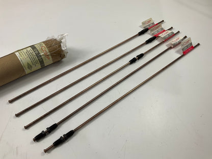 (5) AGS CNB-320 NiCopp Copper Nickel Alloy Brake Line: 20'' Long, 3/16'' Diameter