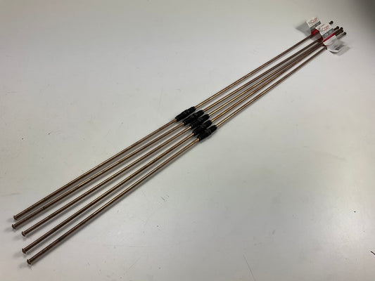 (5) AGS CNB-330 NiCopp Copper Nickel Alloy Brake Line: 30'' Long, 3/16'' Diameter