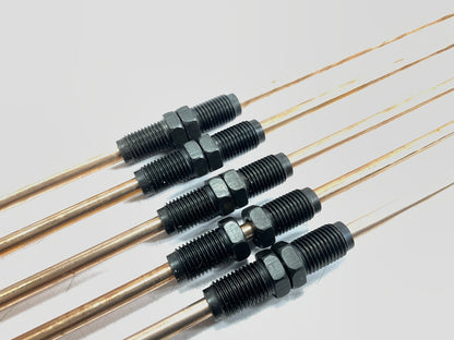 (5) AGS CNB-340 NiCopp Copper Nickel Alloy Brake Line: 40'' Long, 3/16'' Diameter