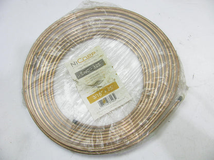 25 Feet Long - AGS CNC-325 Seamless Copper Nickle Hydraulic Brake Line 3/16'' DIA