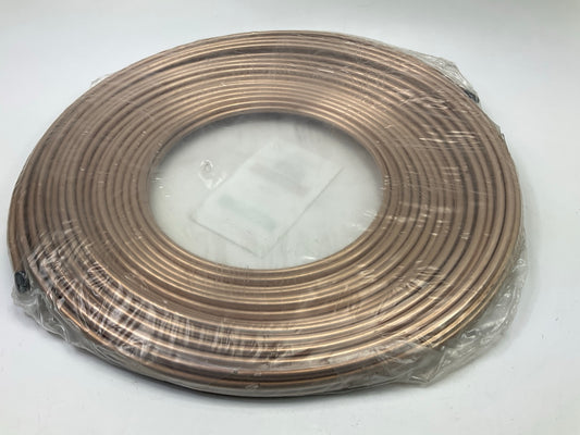 AGS CNC-4100 Nickel / Copper Brake Line Tubing Coil, 1/4'' X 100'  (100 FEET)