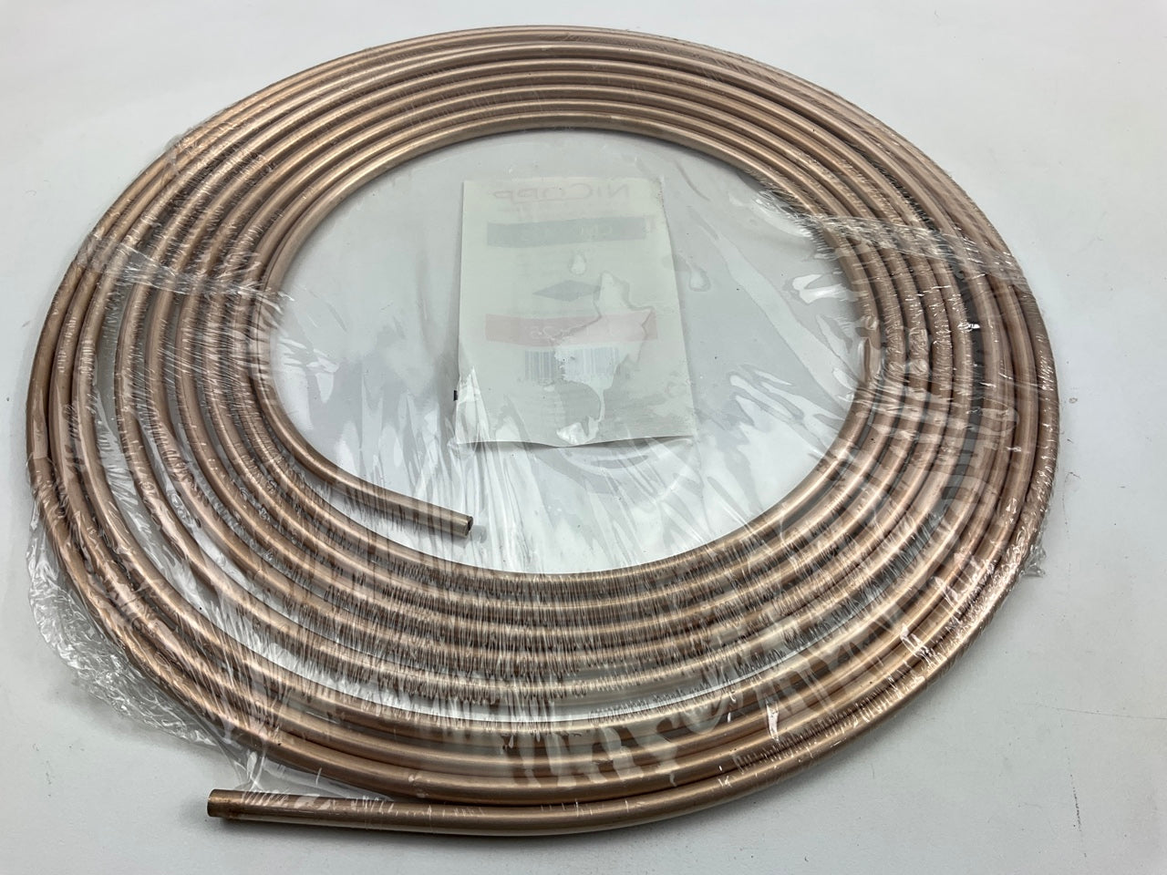 AGS CNC-425 NiCopp Nickel / Copper Brake Line Tubing Coil - 1/4'' X 25'