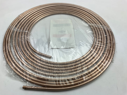 AGS CNC-425 NiCopp Nickel / Copper Brake Line Tubing Coil - 1/4'' X 25'