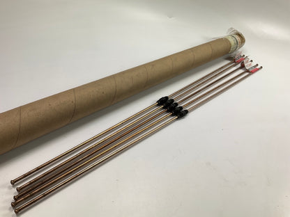(5) AGS CNE-330 NiCopp Copper Nickel Alloy Brake Line: 30'' Long, 3/16'' Diameter