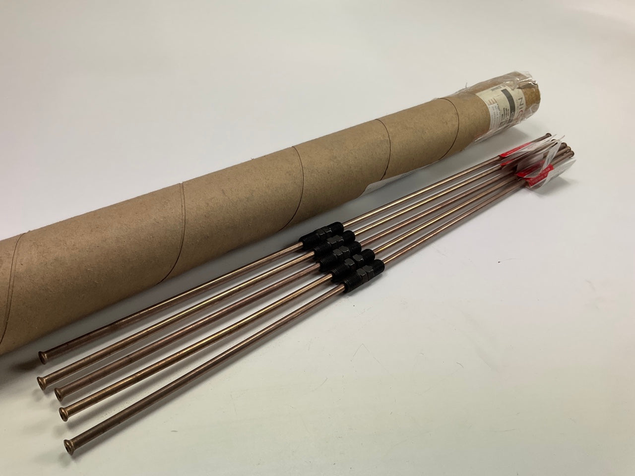 (5) AGS CNJ-320 NiCopp Copper Nickel Alloy Brake Line: 20'' Long, 3/16'' Diameter