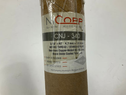 (5) AGS CNJ-340 NiCopp Copper Nickel Alloy Brake Line: 40'' Long, 3/16'' Diameter