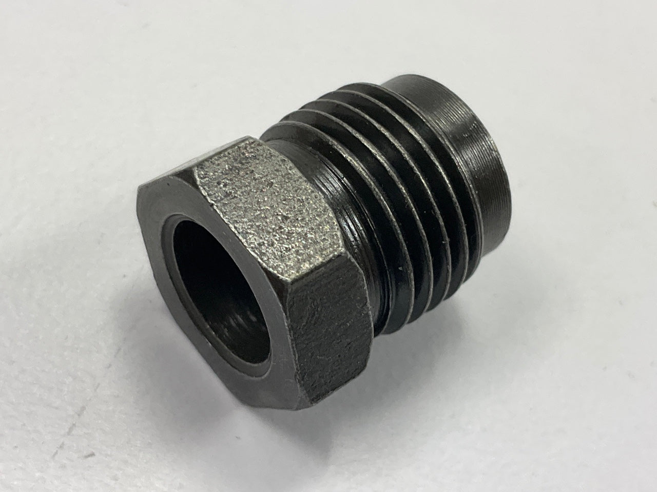 AGS FLR-008C Brake Line Steel Tube Nut, 3/8'' (M16x1.5 Surface Seal)