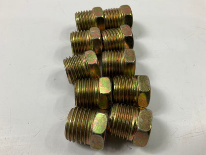 (10) AGS FLR-009 Steel Tube Fitting Union 5/16'' Union, M14-1.5MM Thread Size
