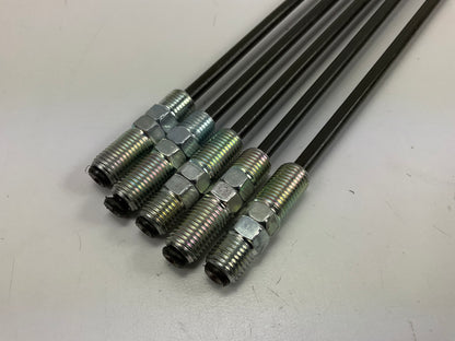 (5) AGS PA312 PVF Coated Steel Brake Line: 12'' Long, 3/16'' Diameter, Universal