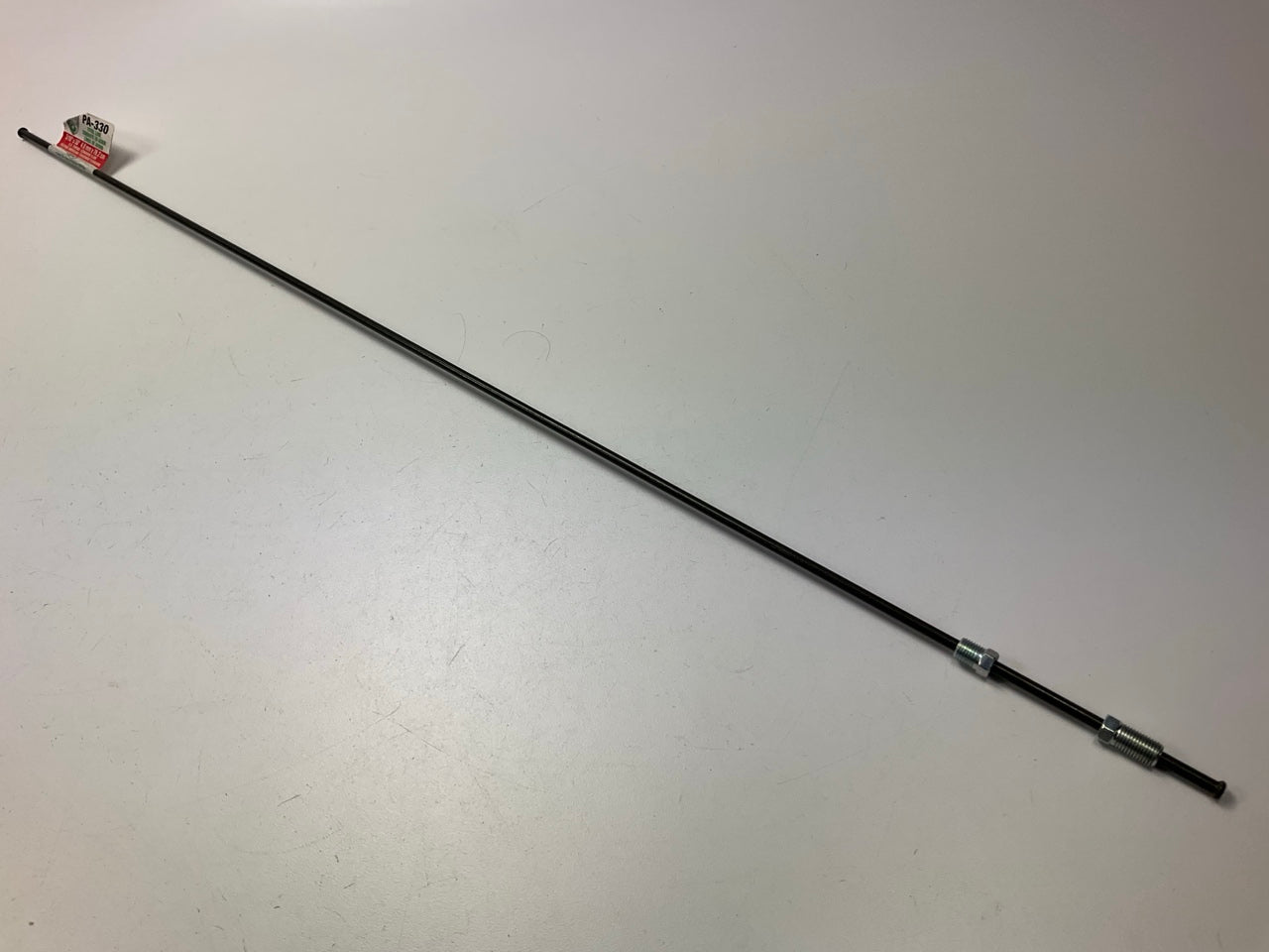 AGS PA330 PVF Coated Steel Brake Line: 30'' Long, 3/16'' Diameter, Universal