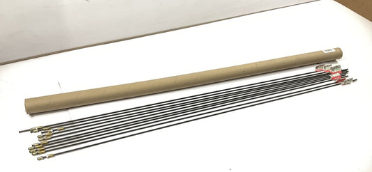 (10) AGS PA-351 Brake Lines - 3/16'' X 51'', 3/8''-24 Thread Size