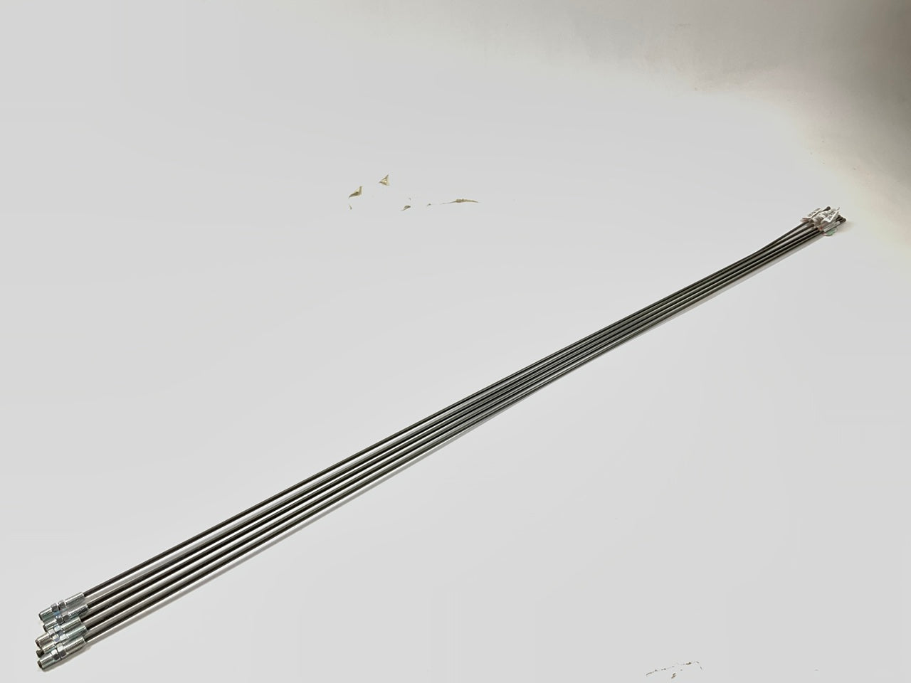 (5) AGS PA-351 PVF Coated Steel Brake Line: 51'' Long, 3/16'' Diameter, Universal