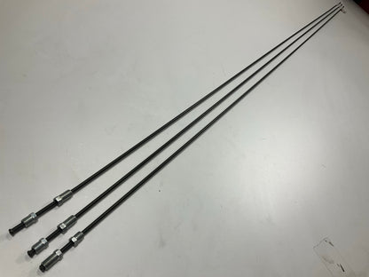 (3) AGS PA-372 PVF Coated Steel Brake Line, 72'' Long, 3/16'' Diameter, Universal