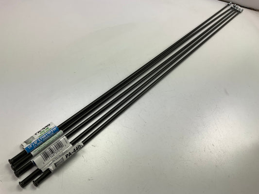 (5) AGS PA440 Domestic Poly-Armour PVF Steel Brake Lines 1/4 X 40''