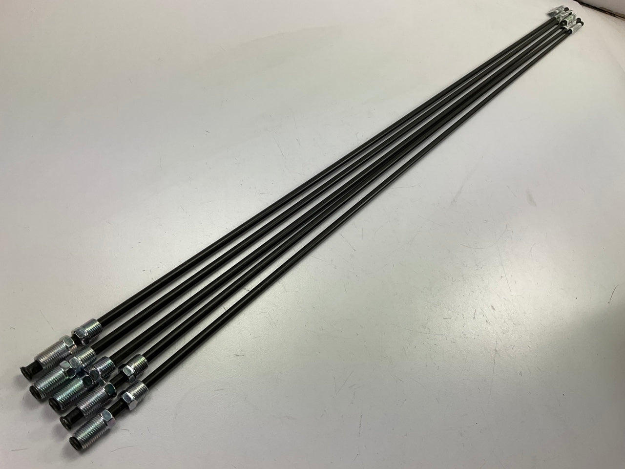 (5) AGS PA440 Domestic Poly-Armour PVF Steel Brake Lines 1/4 X 40''