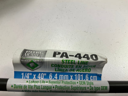 (5) AGS PA440 Domestic Poly-Armour PVF Steel Brake Lines 1/4 X 40''
