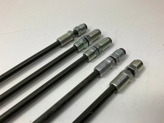 (5) AGS PA-451 PVF Coated Steel Brake Line: 51'' Long, 1/4'' Diameter, Universal