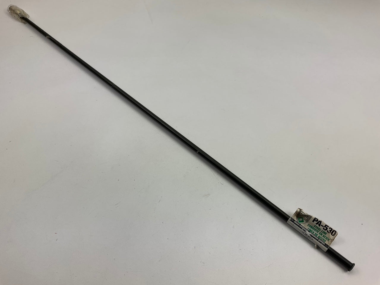 AGS PA-530 PVF Coated Steel Brake Line: 30'' Long, 5/16'' Diameter, Universal