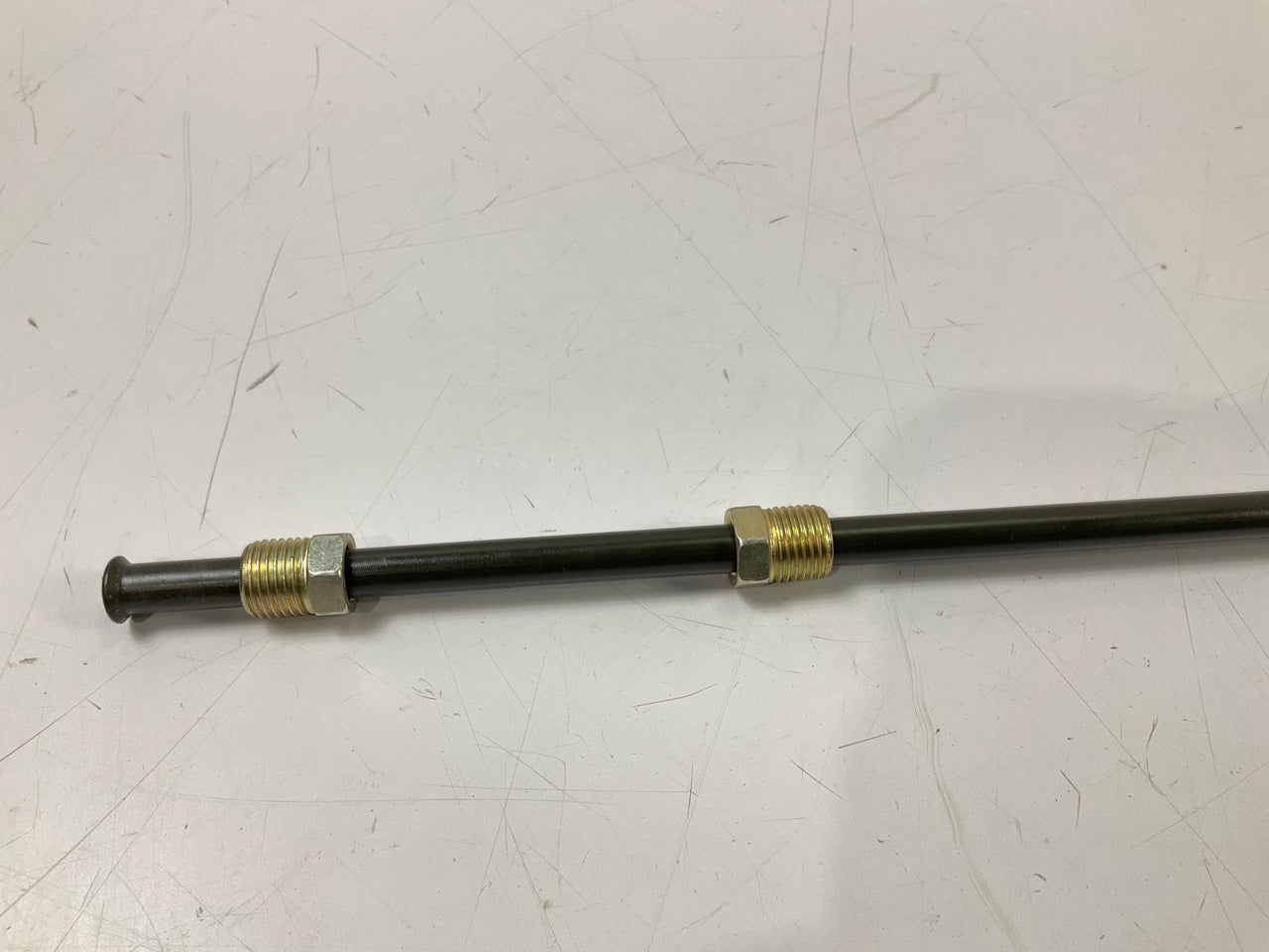 AGS PA-540 PVF Coated Steel Brake Line: 40'' Long, 5/16'' Diameter, Universal