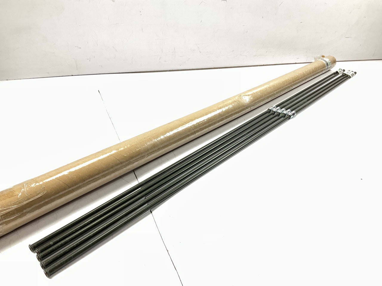 (5) AGS PA-551 PVF Coated Steel Brake Lines 5/16'' X 51'', US 1/2-20 Inch Fittings