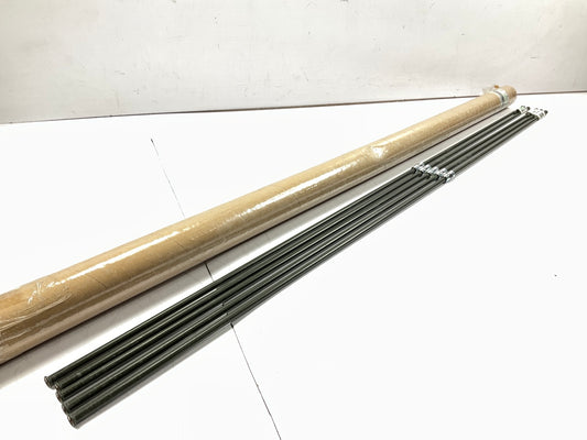 (5) AGS PA-551 PVF Coated Steel Brake Lines 5/16'' X 51'', US 1/2-20 Inch Fittings