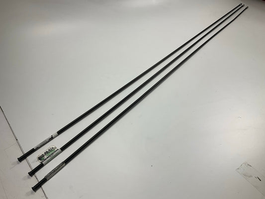 (3) AGS PA-572 PVF Coated Steel Brake Line: 72'' Long, 5/16'' Diameter, Universal