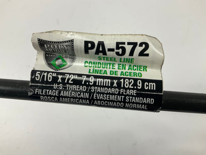 (3) AGS PA-572 PVF Coated Steel Brake Line: 72'' Long, 5/16'' Diameter, Universal Type 2